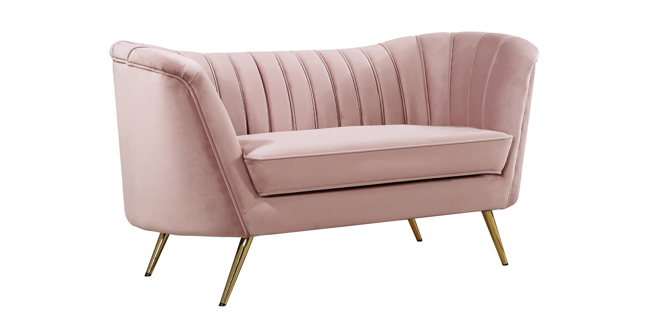 

        
Meridian Furniture Margo 622Pink-S-Set-3 Sofa Set Pink Velvet 00647899949180
