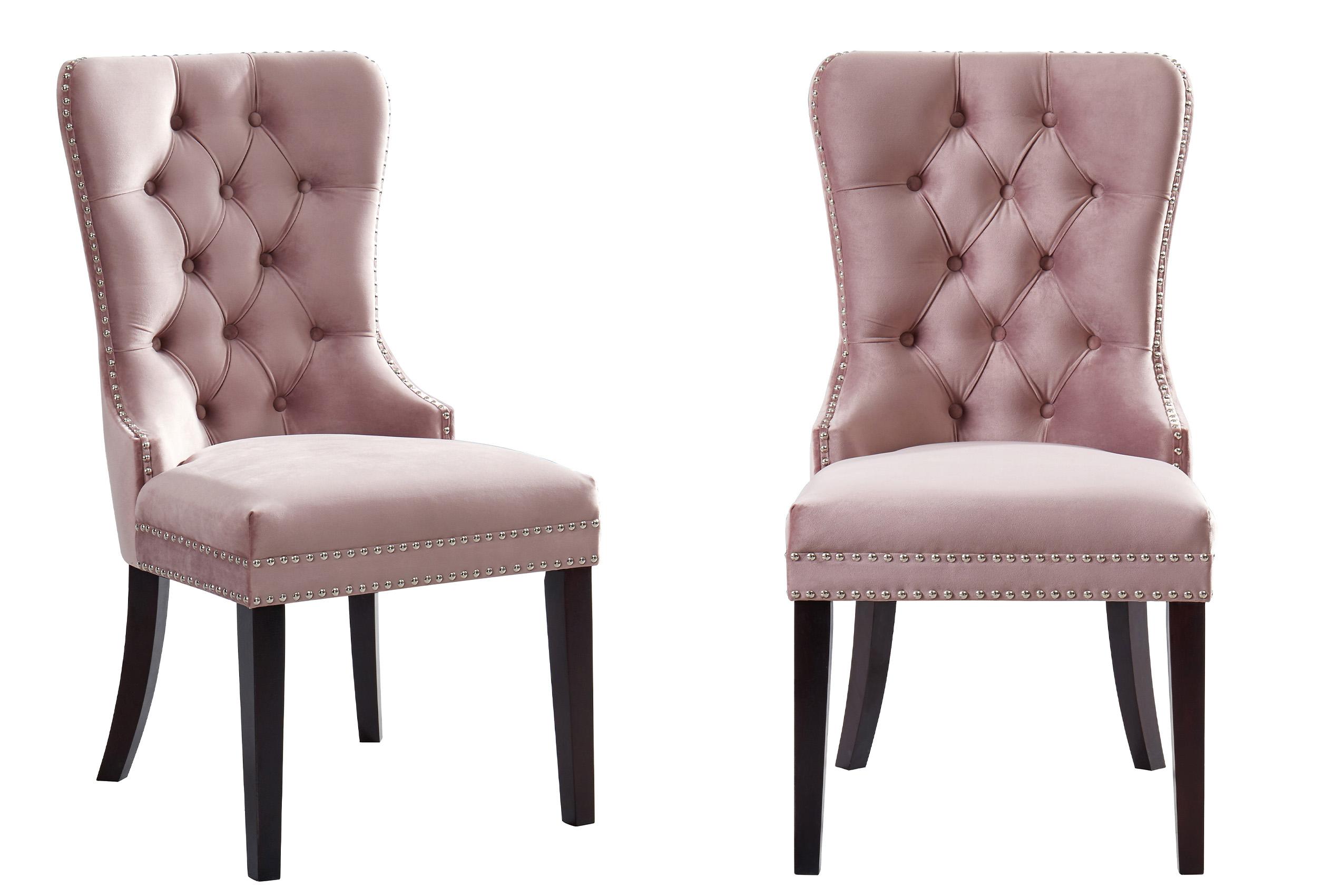 

    
Meridian Furniture Nikki 740Pink-C Dining Chair Set Pink 740Pink-C-Set-4
