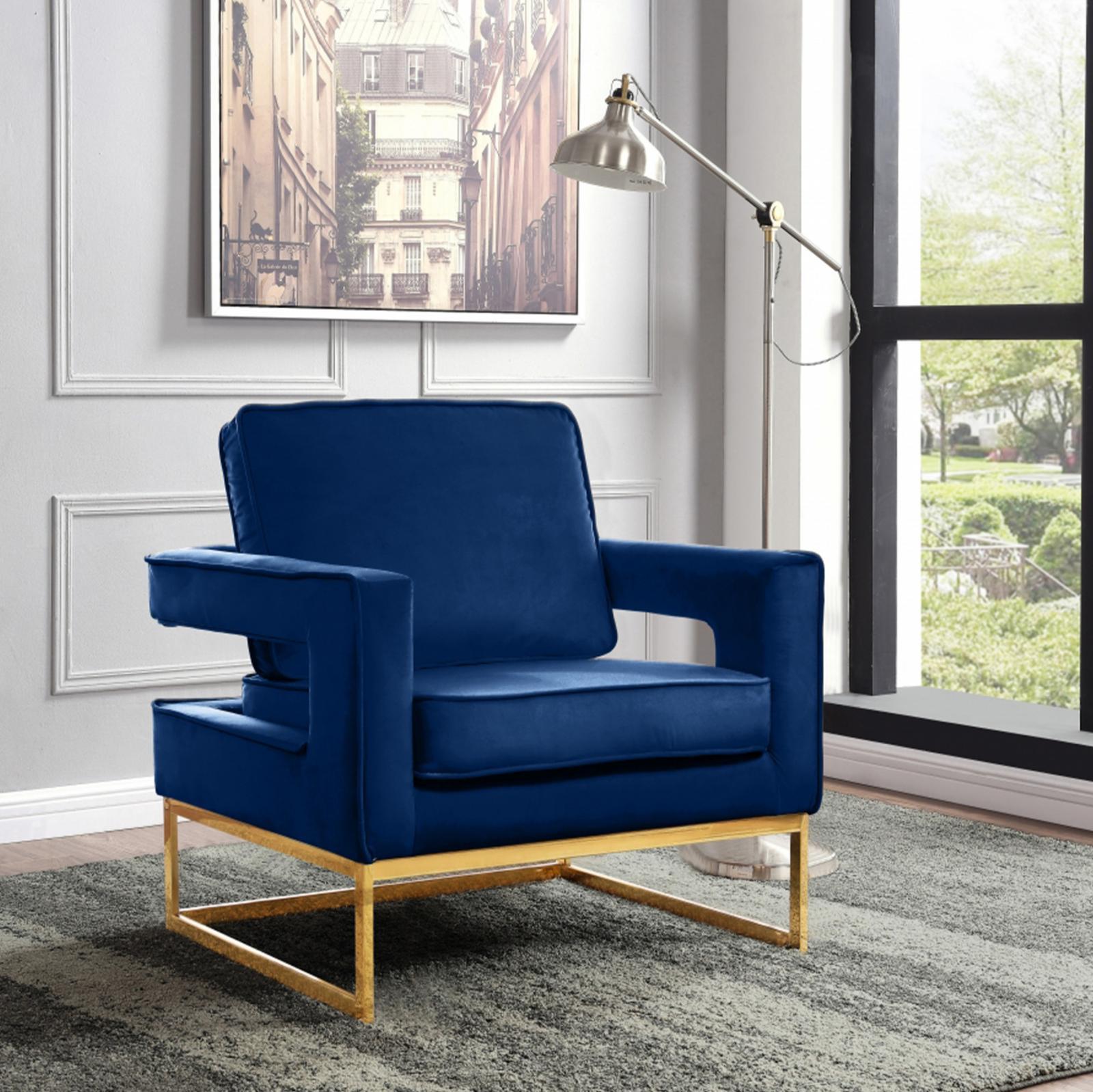 

    
Meridian Furniture Noah 511Navy-Set Accent Chair Set Navy blue/Gold 511Navy-Set-2
