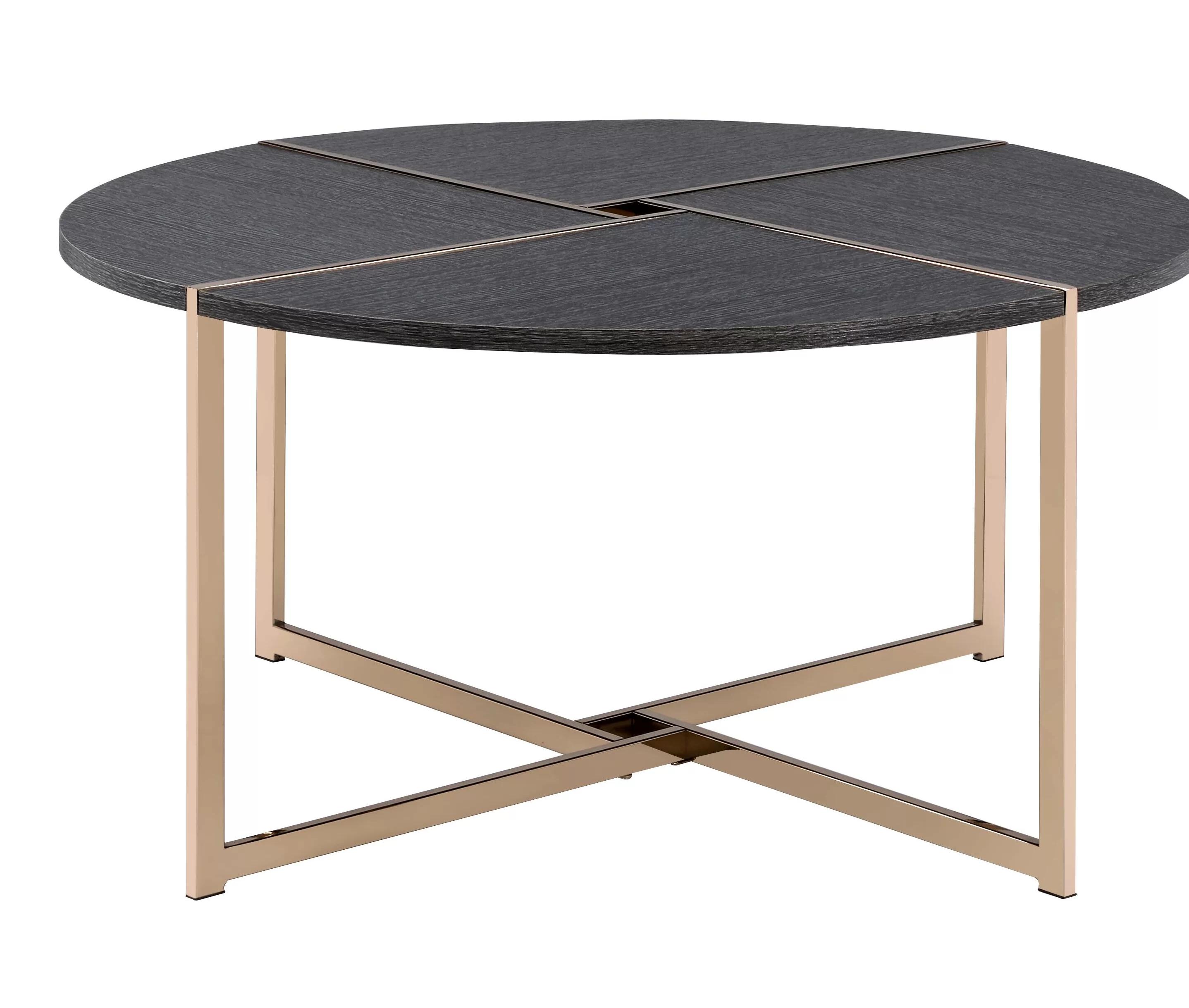 

    
Modern Black & Champagne Coffee Table by Acme Bromia 83005
