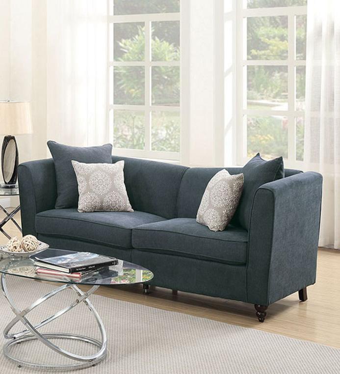 

    
Poundex Furniture F6897 Sofa Loveseat Slate F6897
