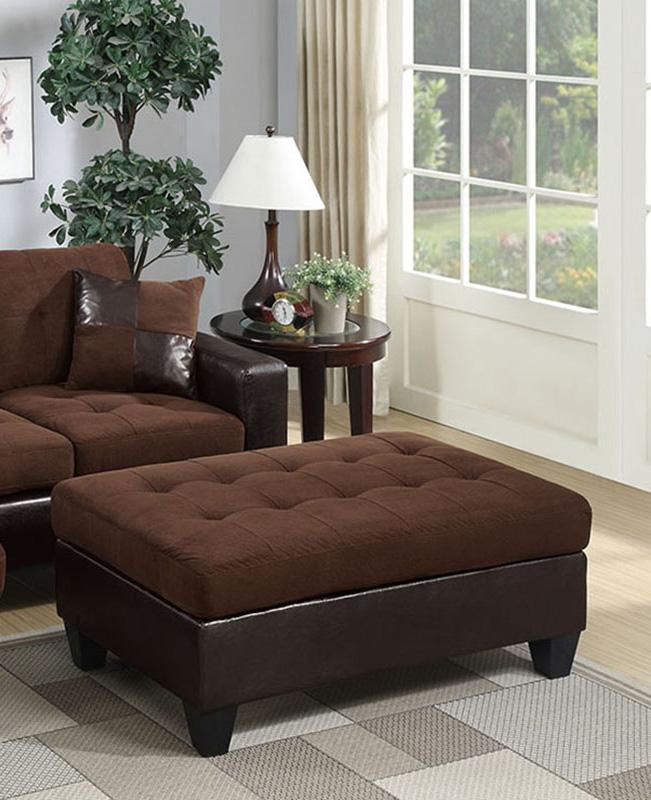 

    
Poundex Furniture F6928 Sectional Set Brown F6928
