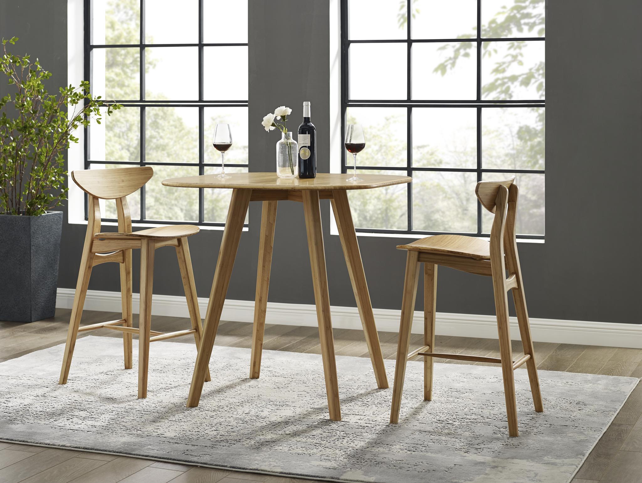 Modern Bar Stool Cosmos Dining GCS002CA in Caramelized, Brown Lacquer