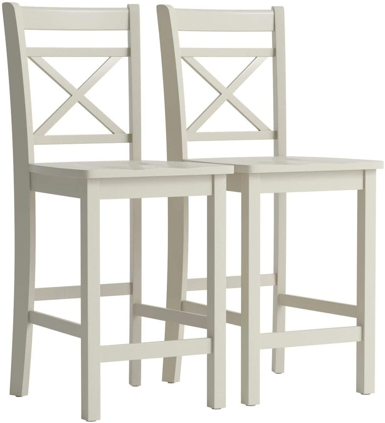 

    
Modern Cream 2pcs Counter Height Chairs by Acme Tartys 72547
