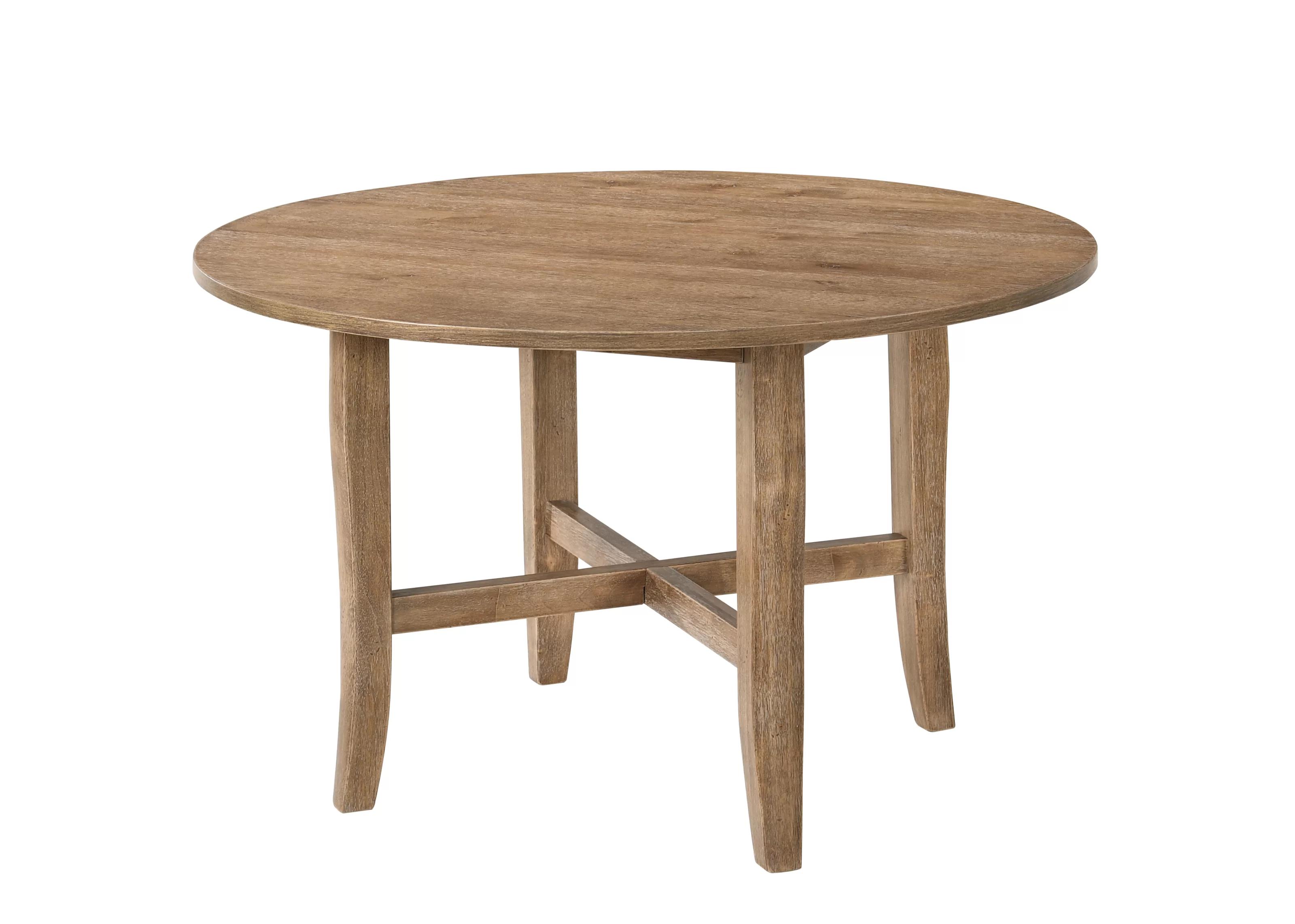 

    
Modern Farmhouse Rustic Oak Dining Table by Acme Kendric 71775

