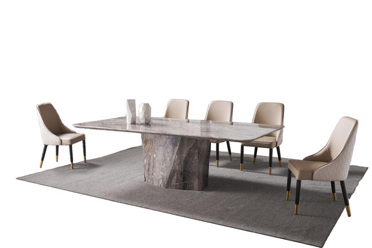 Modern Dining Table DT-H65 DT-H65 in Natural 