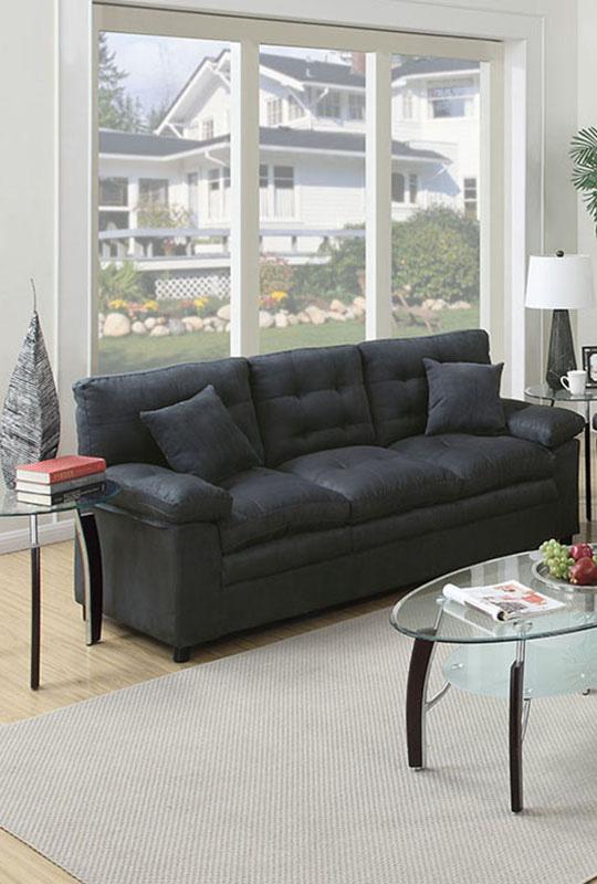 

    
Modern Gray Fabric Upholstered 3-Pcs Sofa Set F7907 Poundex
