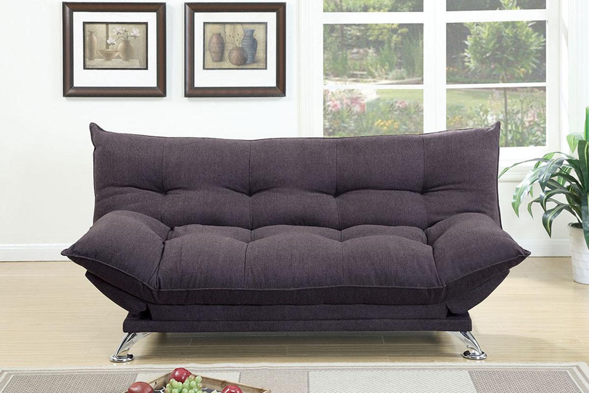 Modern Adjustable Sofa F7897 F7897 in Gray Fabric