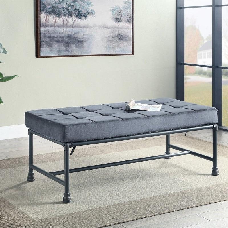 

                    
Acme Furniture Brantley Bench Gray Velvet Purchase 
