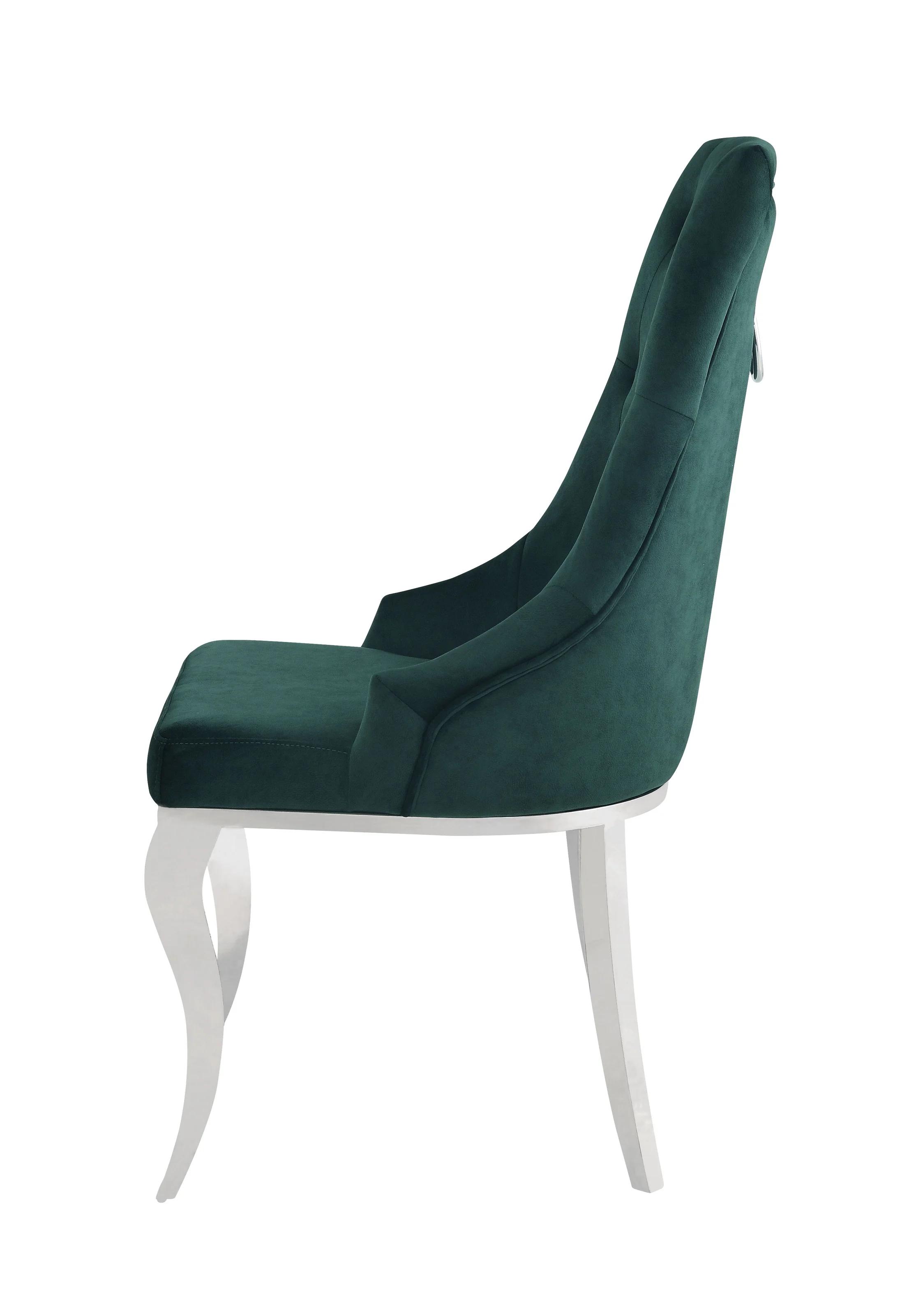 

    
Acme Furniture Dekel Dining Chair Set Green 70142-2pcs
