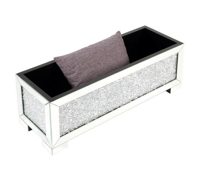 

    
Acme Furniture Noralie Bench Mirrored AC00532
