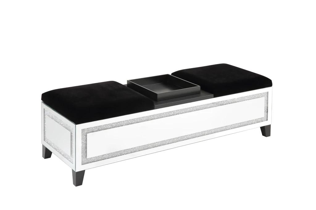 

    
Acme Furniture Noralie Bench Mirrored AC00533
