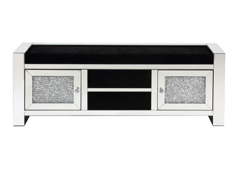 

    
Acme Furniture Noralie Bench Mirrored AC00539
