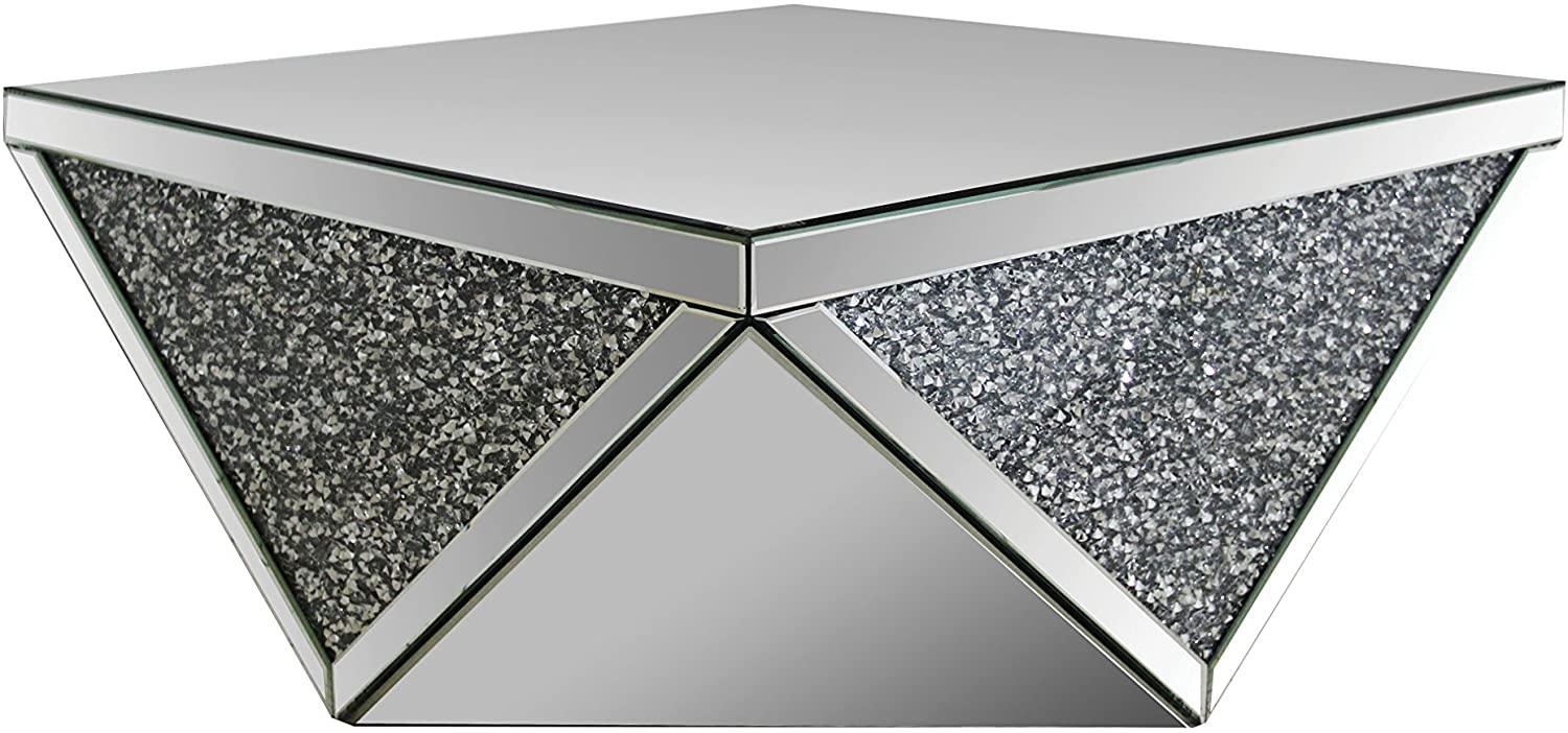 Modern Coffee Table Noralie 82770 in Mirrored 