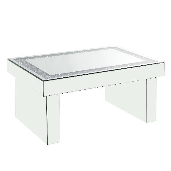 Modern Coffee Table Noralie 84700 in Mirrored 