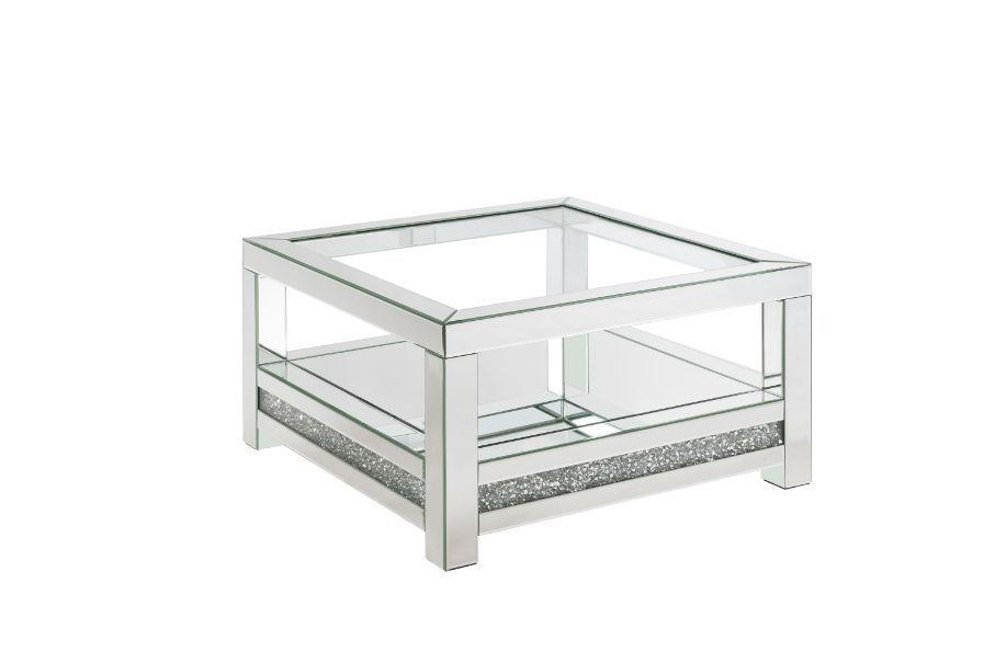Modern Coffee Table Noralie 84720 in Mirrored 