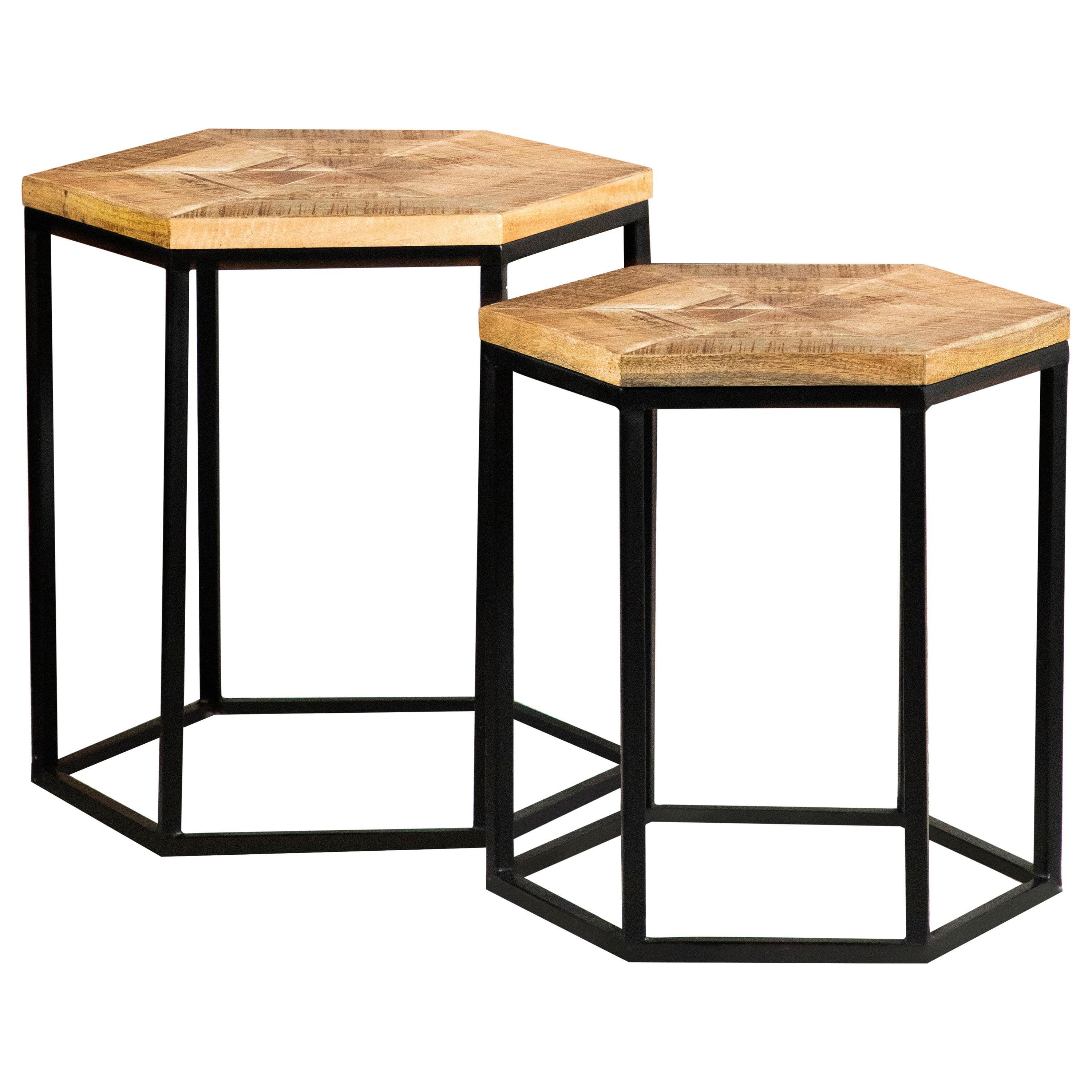 Modern Nesting Tables Set 935844 935844 in Natural 