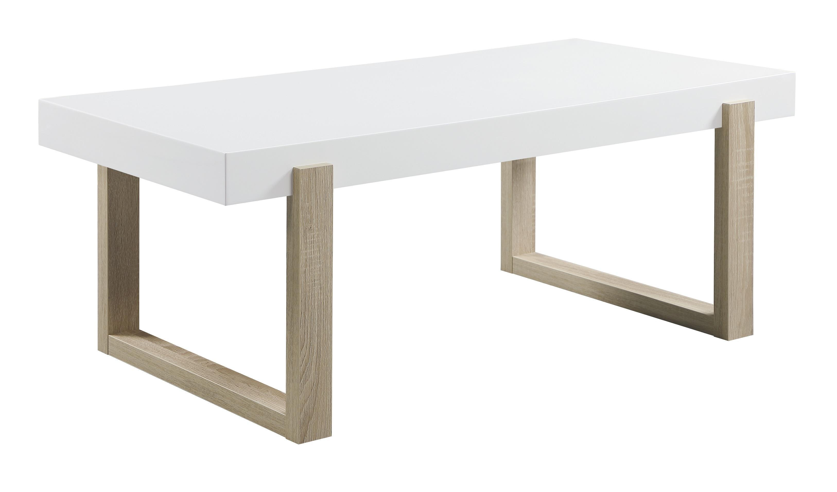 Modern Coffee Table Set 753398-S2 753398-S2 in Natural, White 