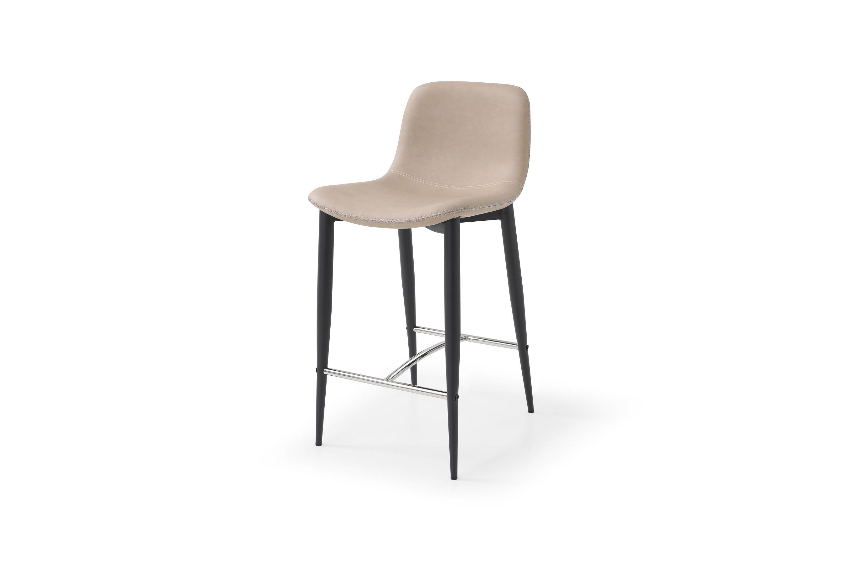 Modern Counter Stool BS1666C-TAU Franklin BS1666C-TAU in Taupe Fabric
