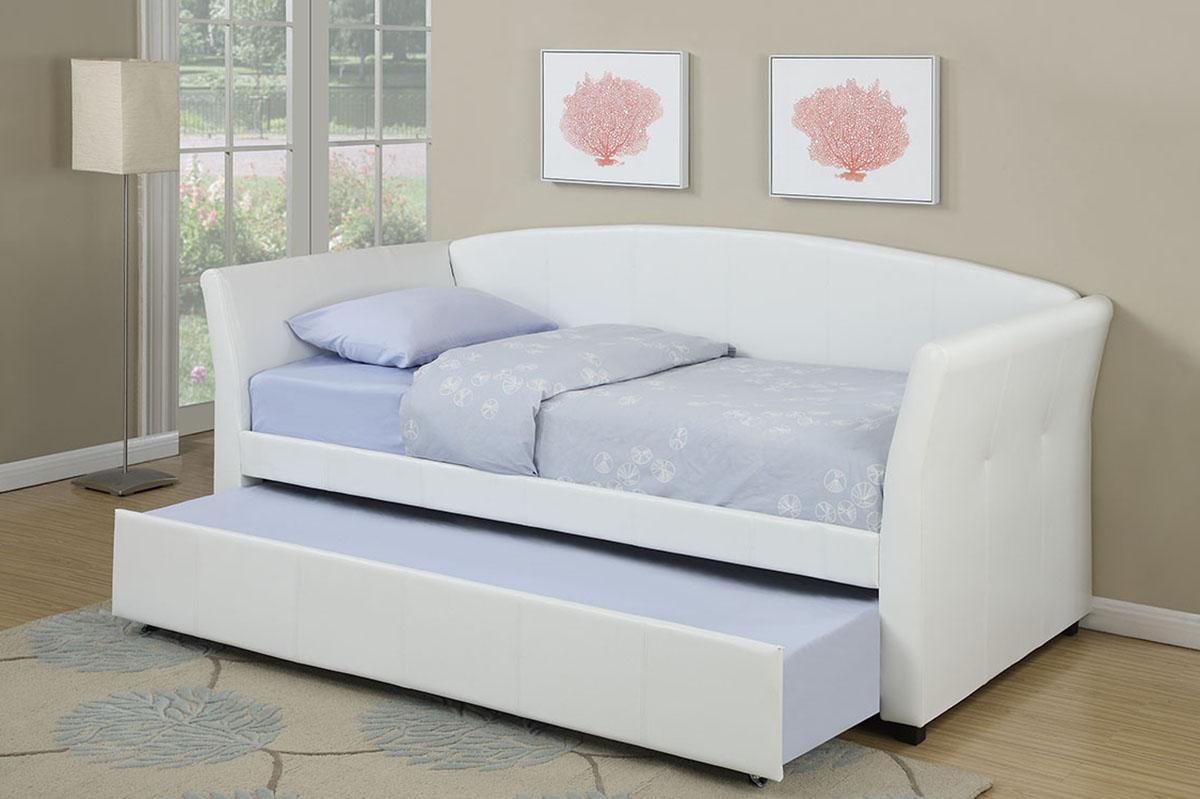 

    
Poundex Furniture F9259 Daybed White F9259
