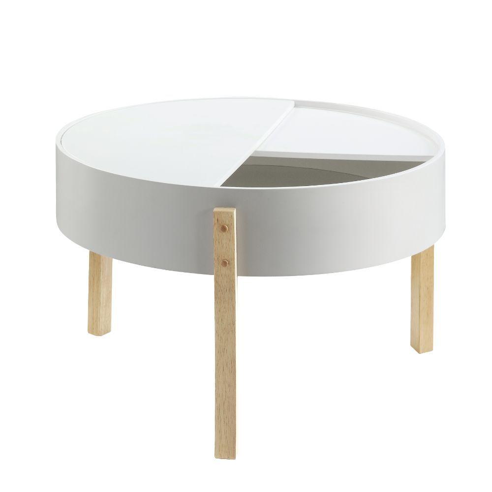 Modern Coffee Table Bodfish 83215 in White 