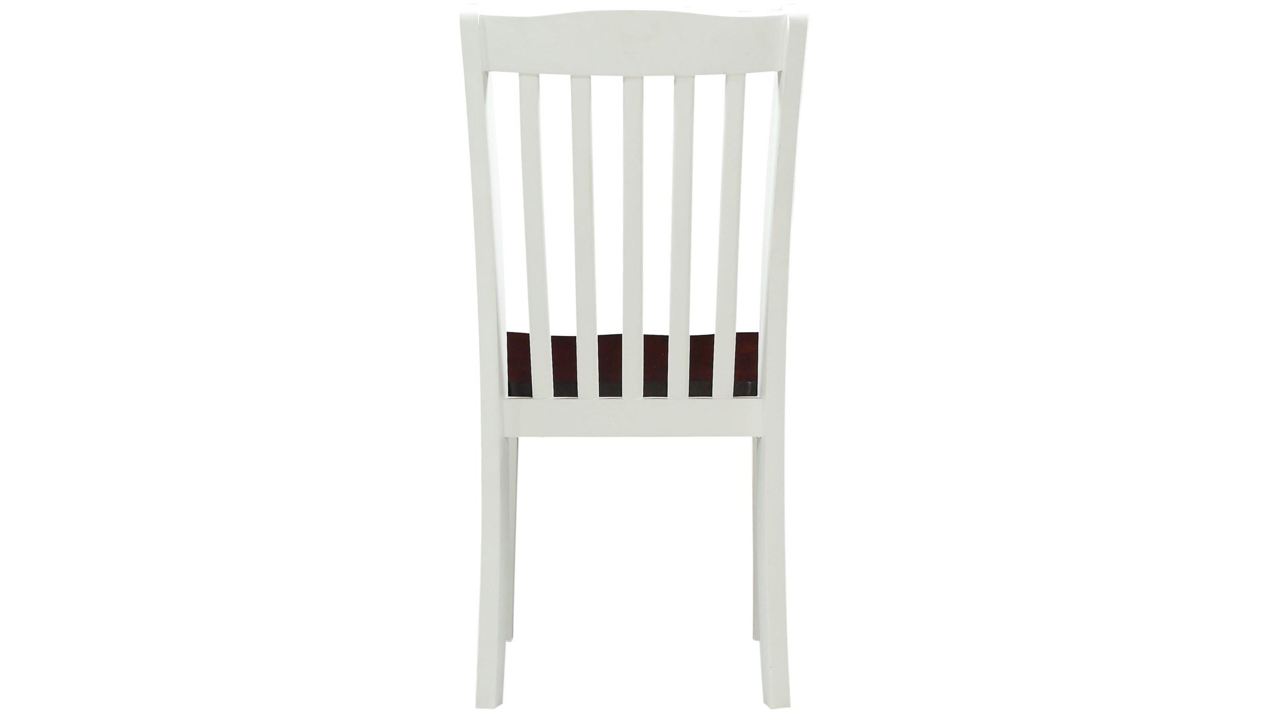 

    
Modern White & Walnut 2 Dining Chairs by Acme Green Leigh 77077-2pcs
