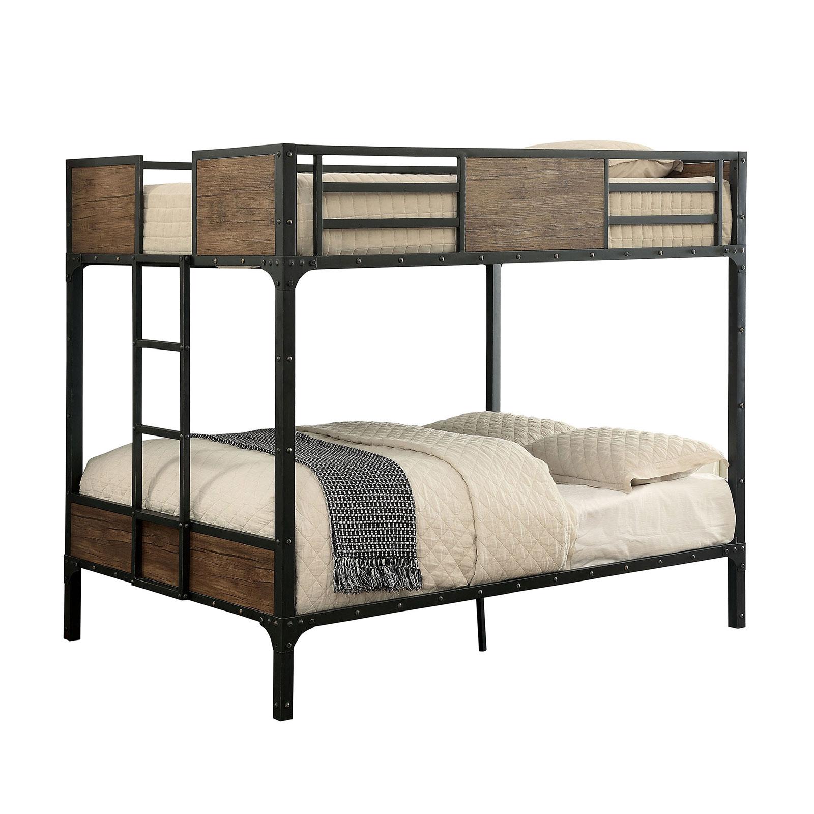 

    
Furniture of America CLAPTON CM-BK029TS Bunk Bed Black CM-BK029TS

