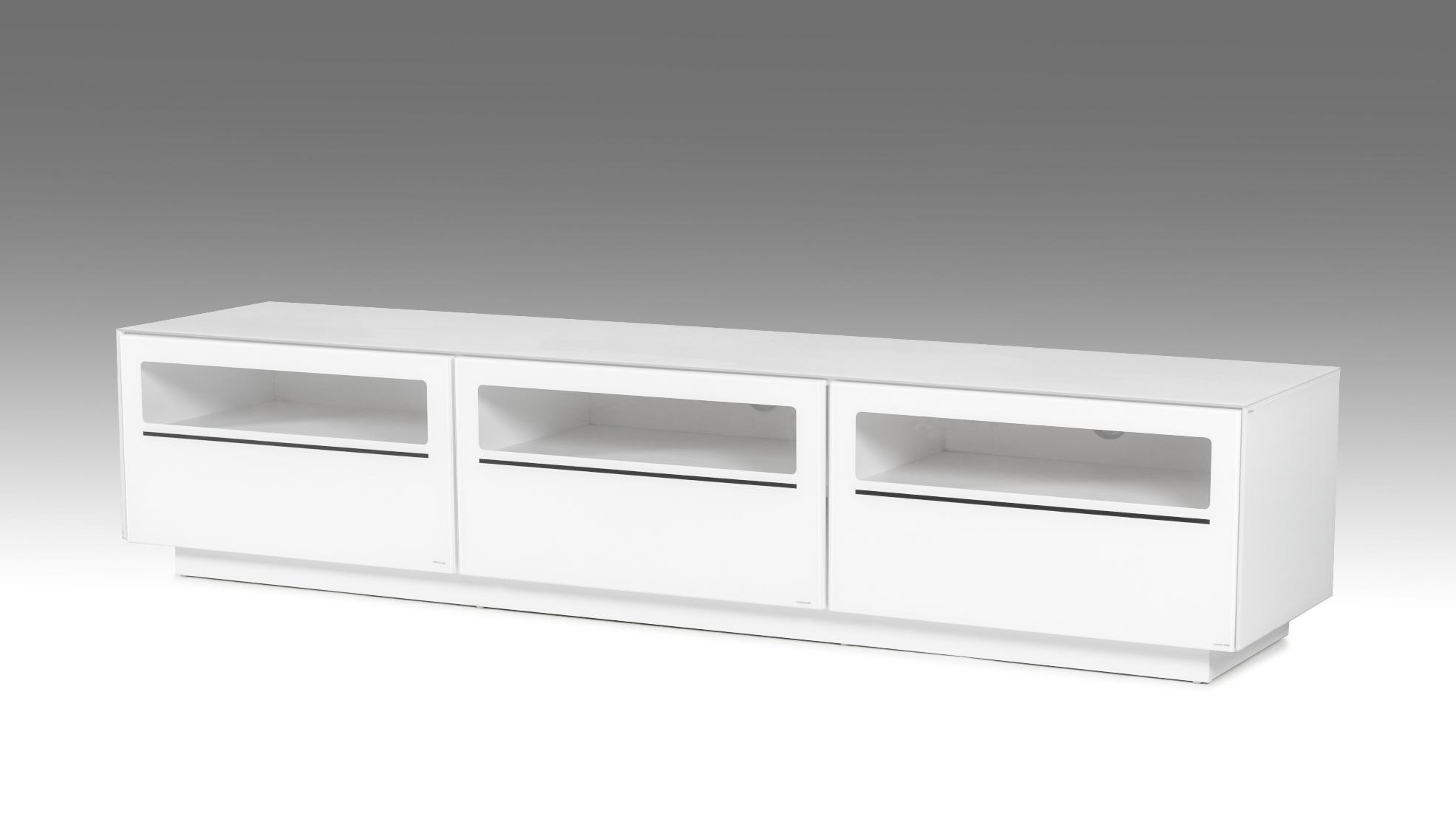 Contemporary TV Stand Modrest Landon VGBBSJ8202-WHT in White 