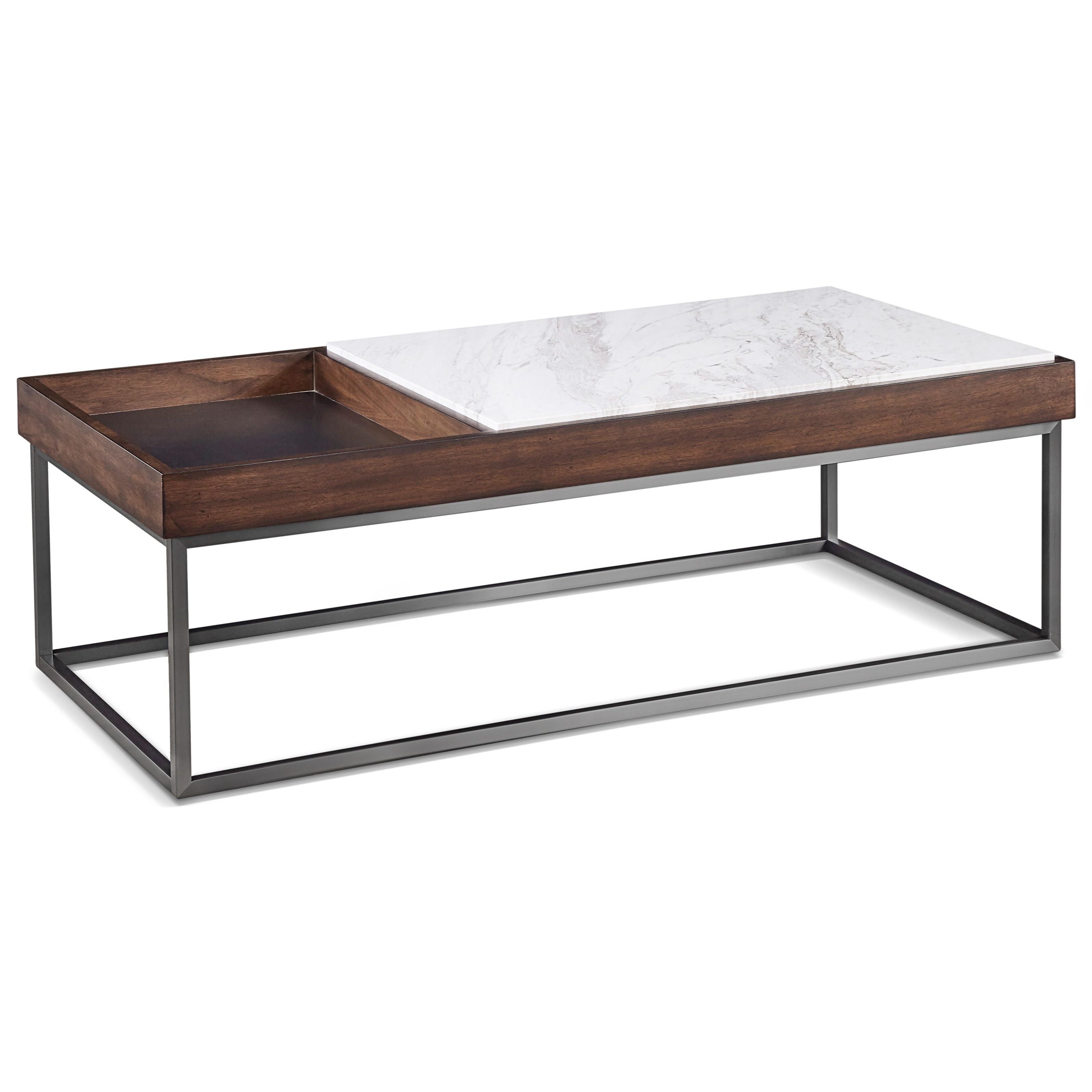 

    
Natural Jazz Marble Dual-Level Top Coffee Table ENNIS by Modus Furniture
