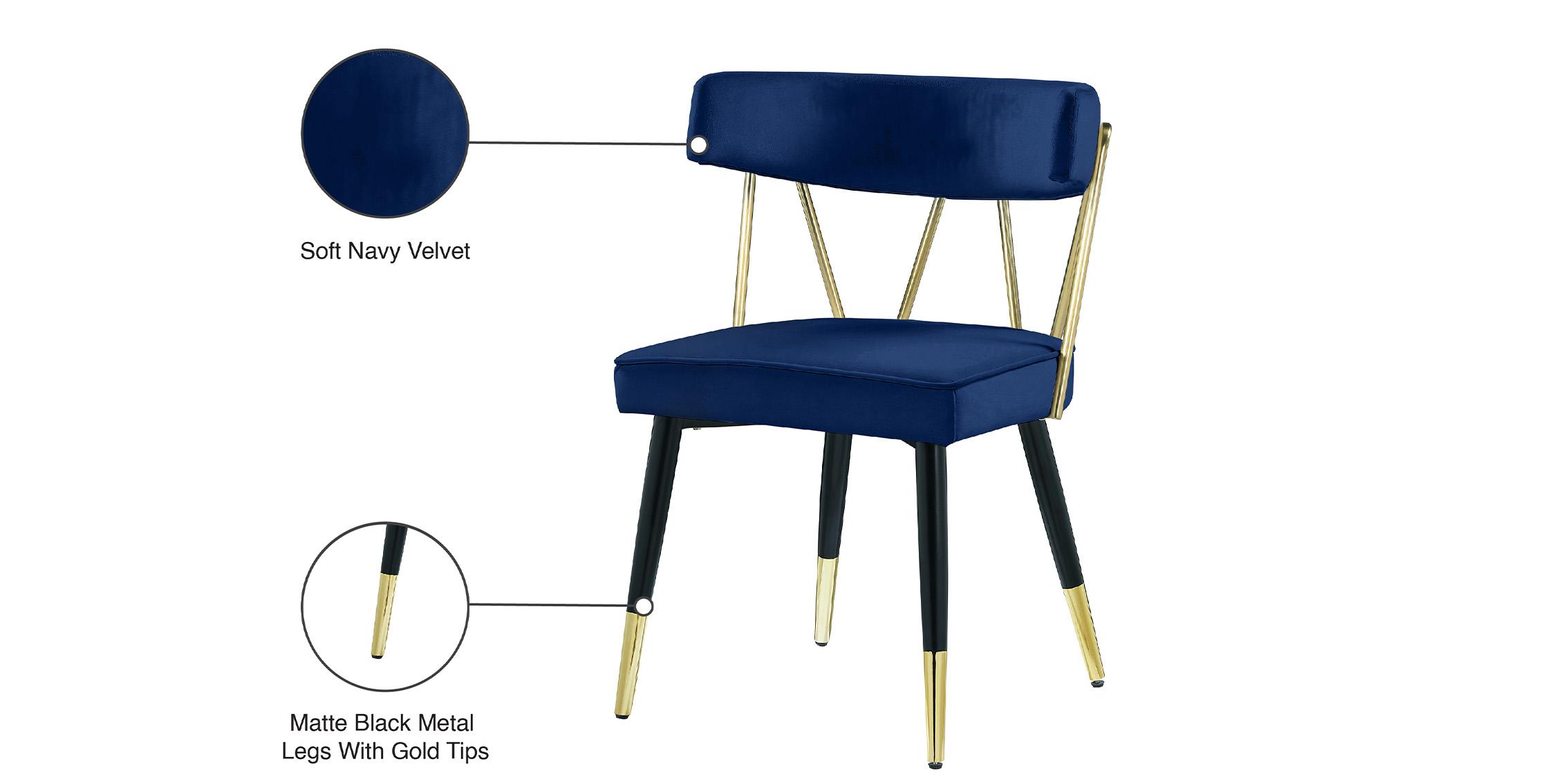 

    
854Navy-C Meridian Furniture Dining Chair Set
