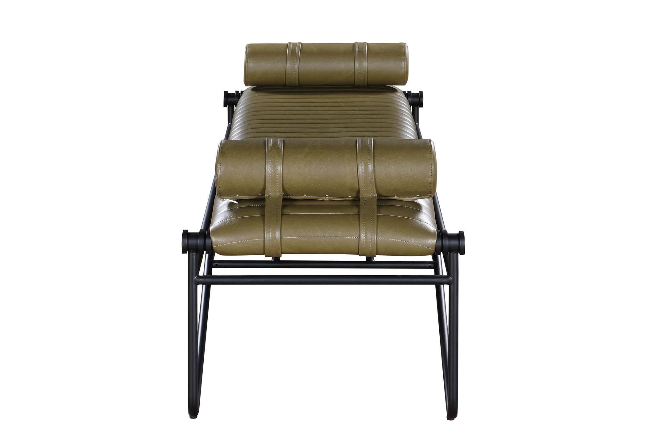 

        
Meridian Furniture 22052Olive Benches Olive/Black Faux Leather 094308310992
