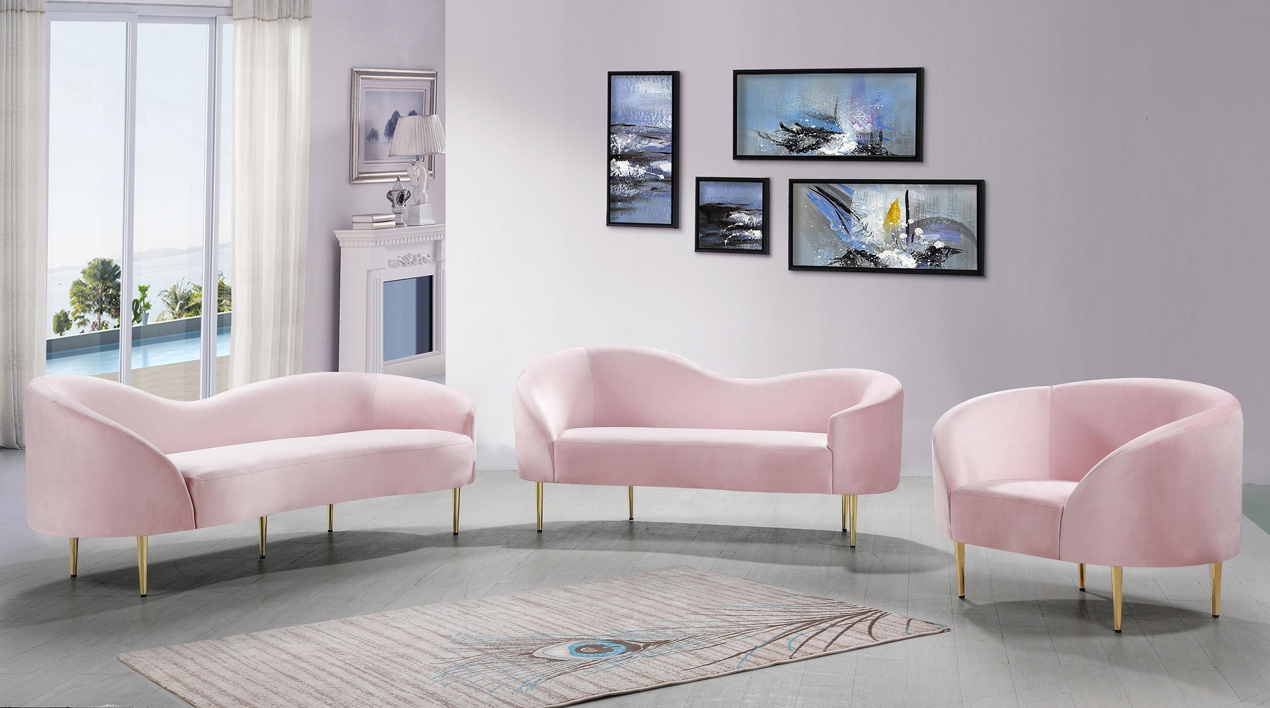 

    
659Pink-S Meridian Furniture Sofa
