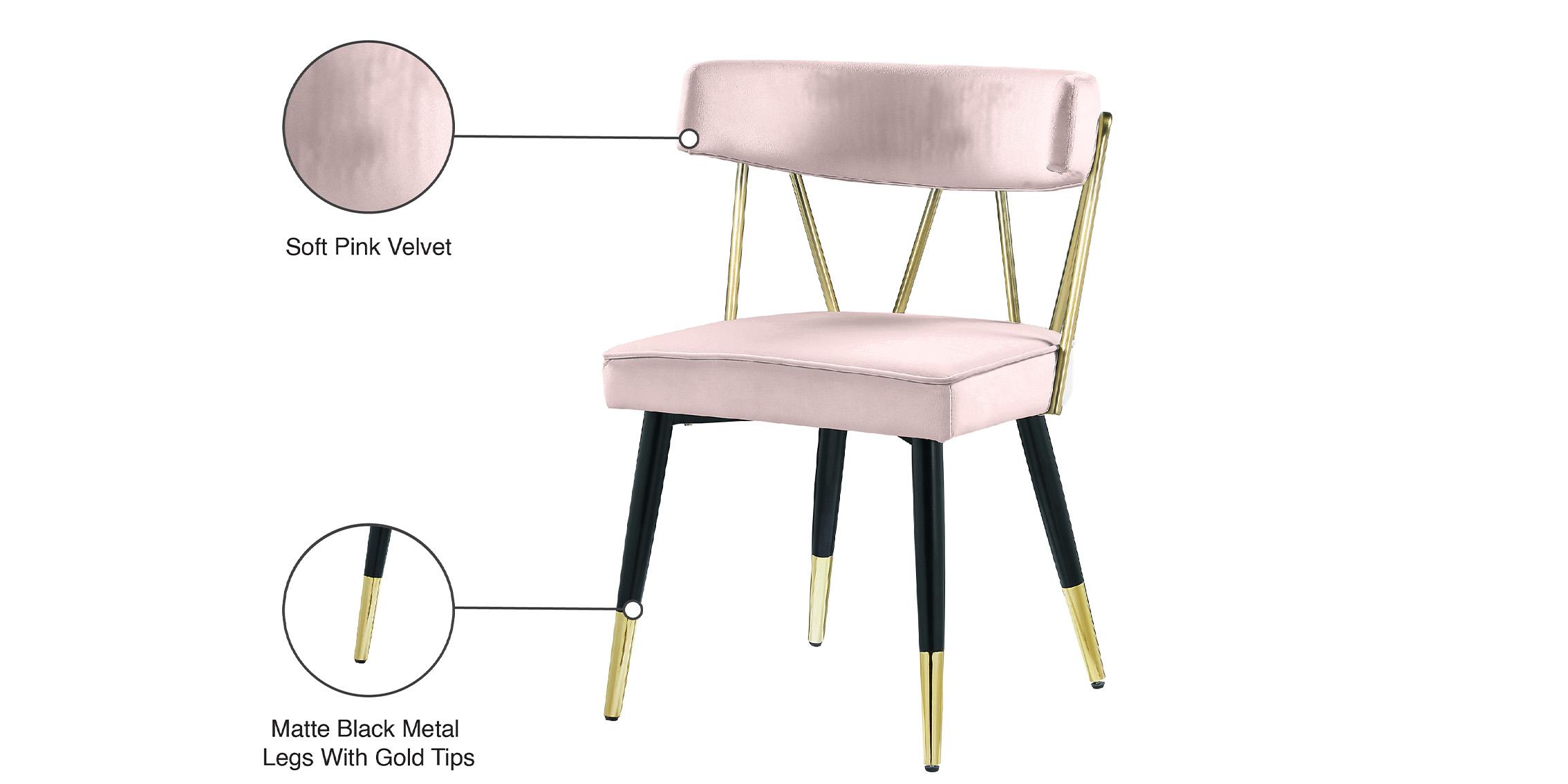 

    
854Pink-C Meridian Furniture Dining Chair Set

