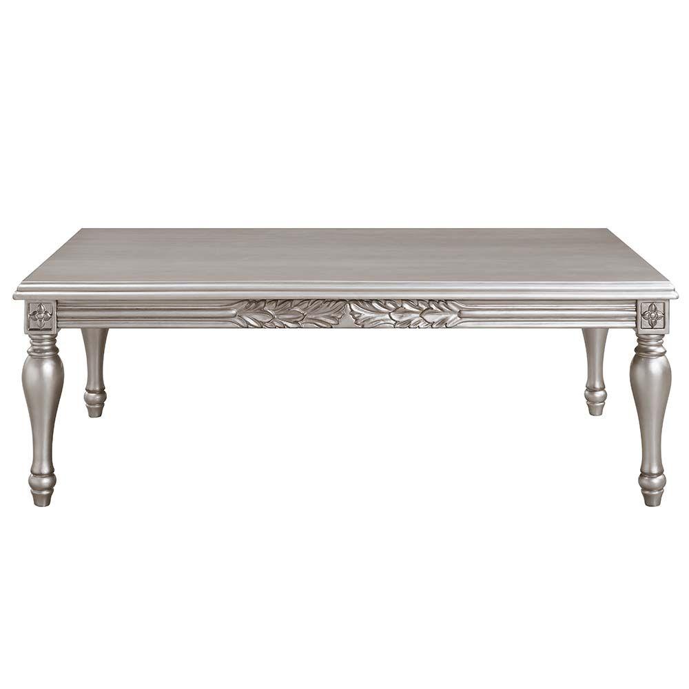 Classic, Traditional Coffee Table Pelumi LV01115 in Light Gray 