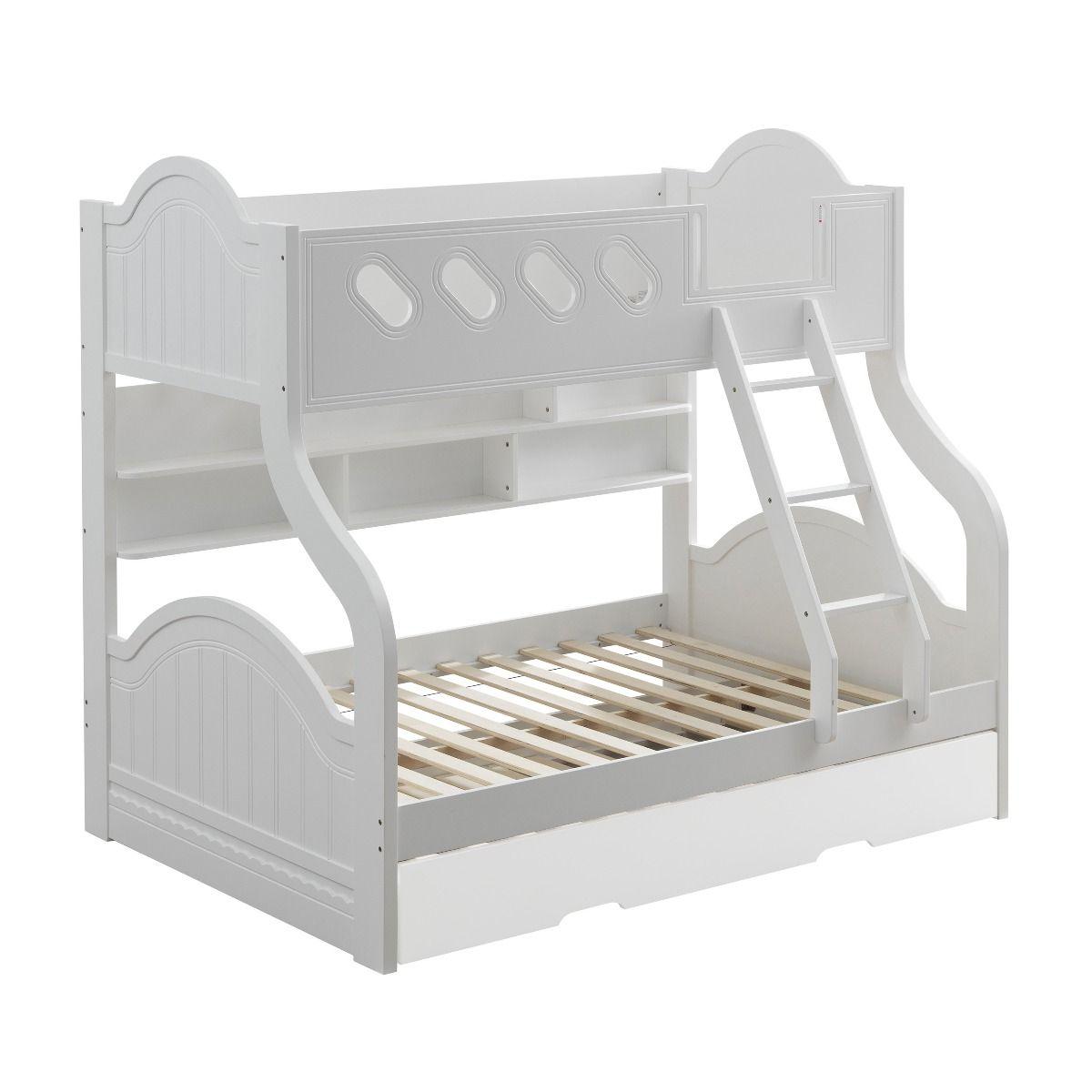 

    
Simple White Twin Bed by Acme Grover 38160-2pcs
