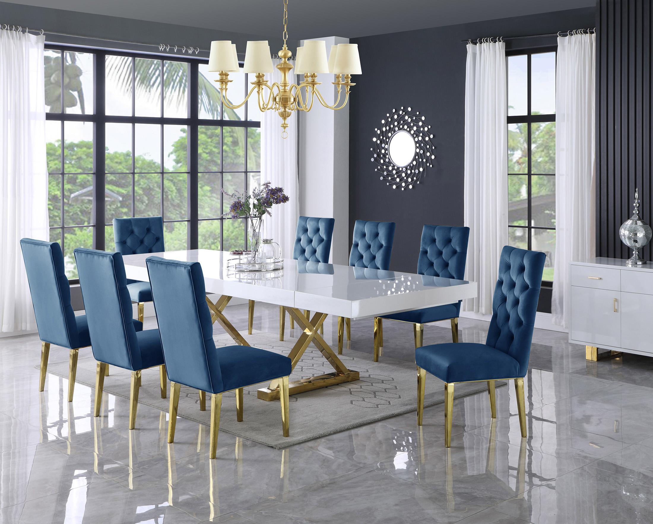 

    
Meridian Furniture Excel 994-T Dining Table White/Gold 994-T
