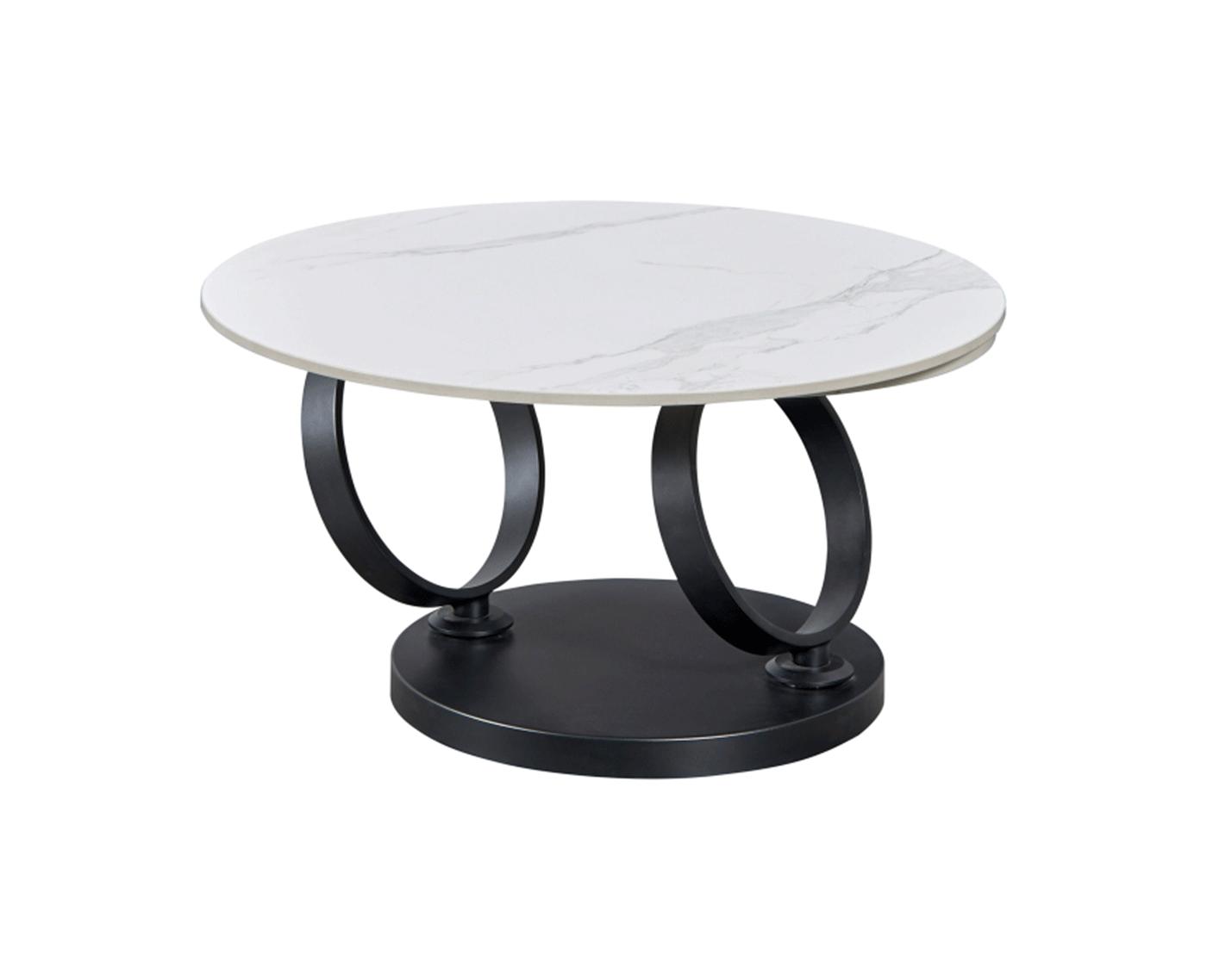 

    
ESF 129COFFEETABLE Coffee Tables White/Black 129COFFEETABLE
