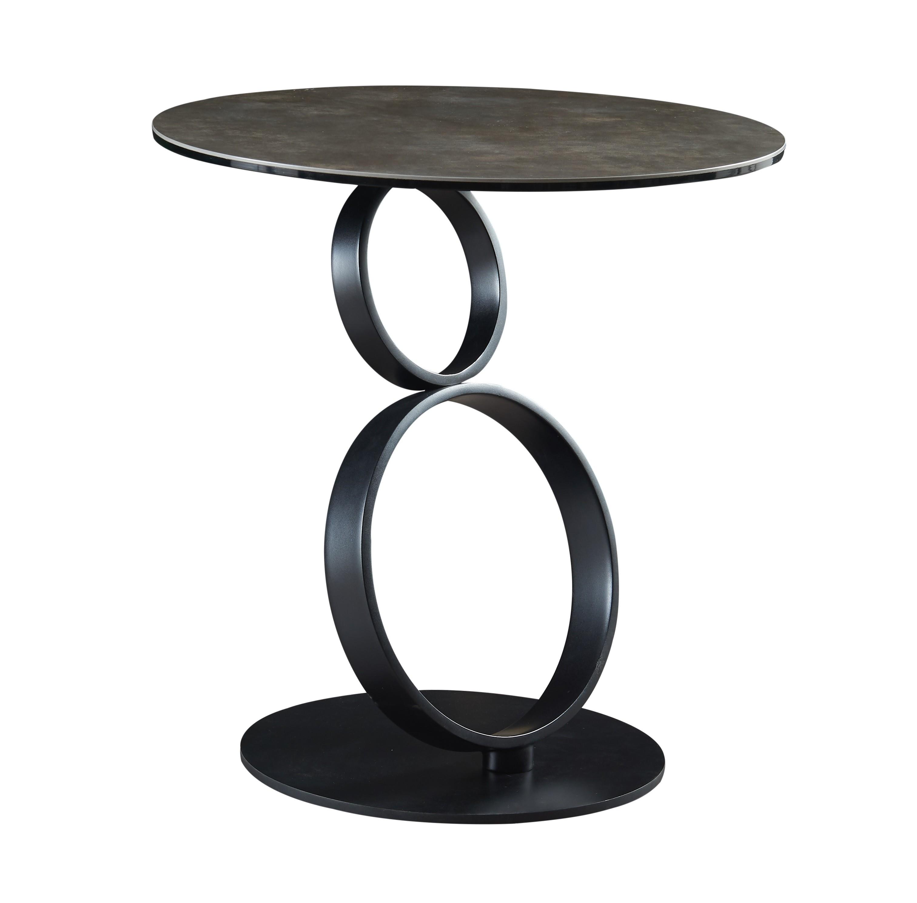 

    
Rotating Moka Ceramic & Black Matt Steel End Table by J&M Furniture Dallas 18889-ET
