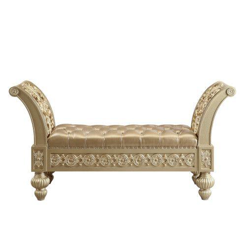 

                    
Acme Furniture BD00456 Benches Rich Gold/Gold Finish PU Purchase 
