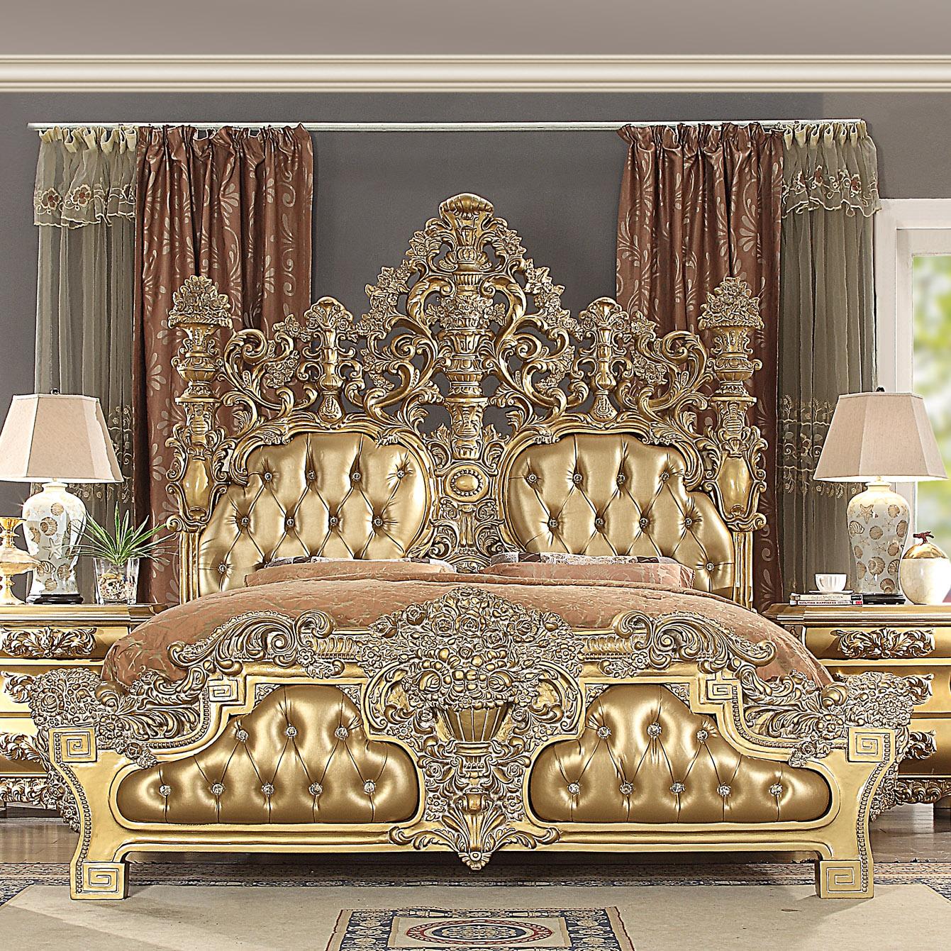 

    
Royal Gold KING Bedroom Set 5Pcs Carved Wood Seville BD00451EK ACME Traditional
