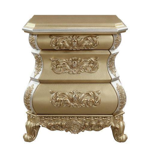 

                    
Buy Royal Gold KING Bedroom Set 5Pcs Carved Wood Seville BD00451EK ACME Traditional
