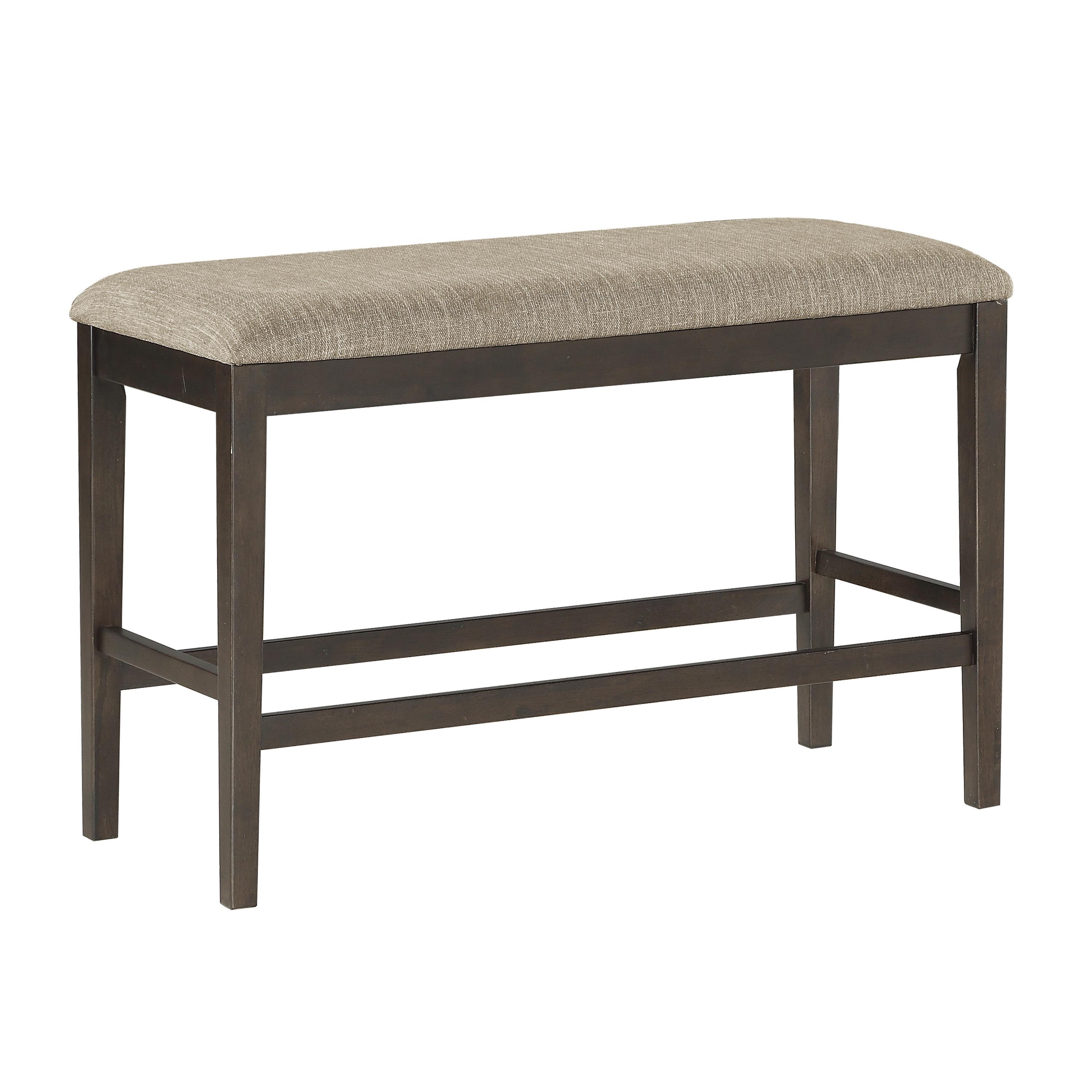 Rustic Bench 5716-24BH Balin 5716-24BH in Dark Brown Polyester