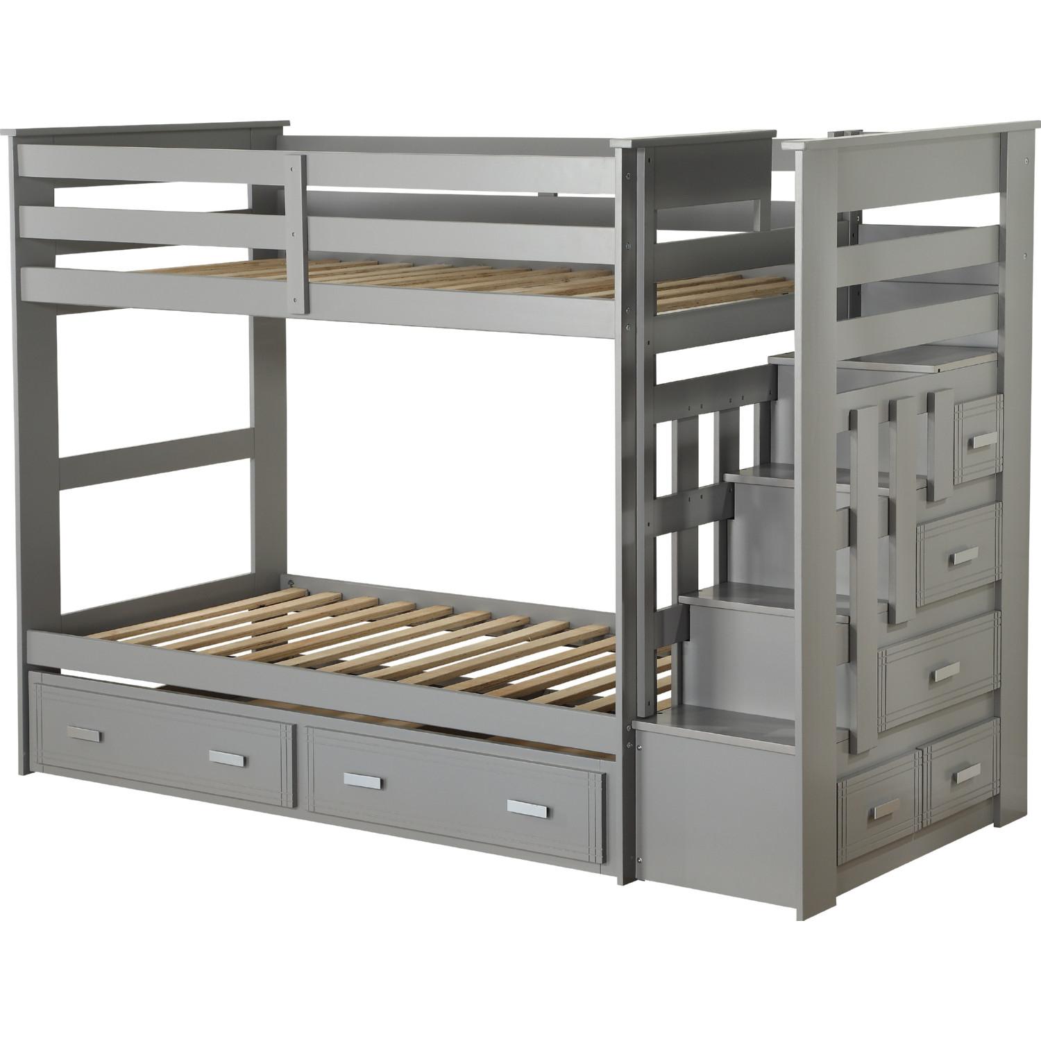 

    
Acme Furniture Allentown T/T Bunk Bed Gray 37870
