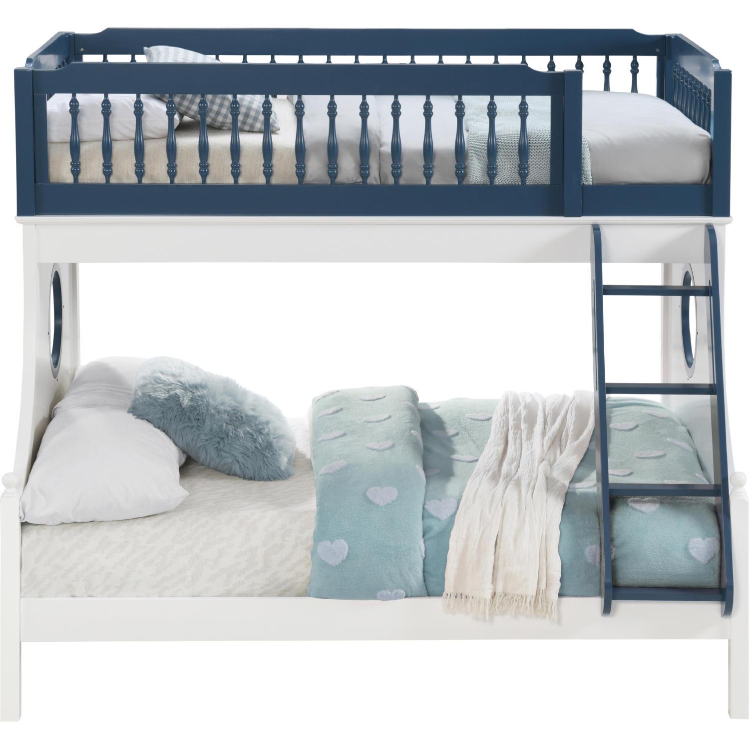 

    
Acme Furniture Farah Twin/Full Bunk Bed Blue BD00864
