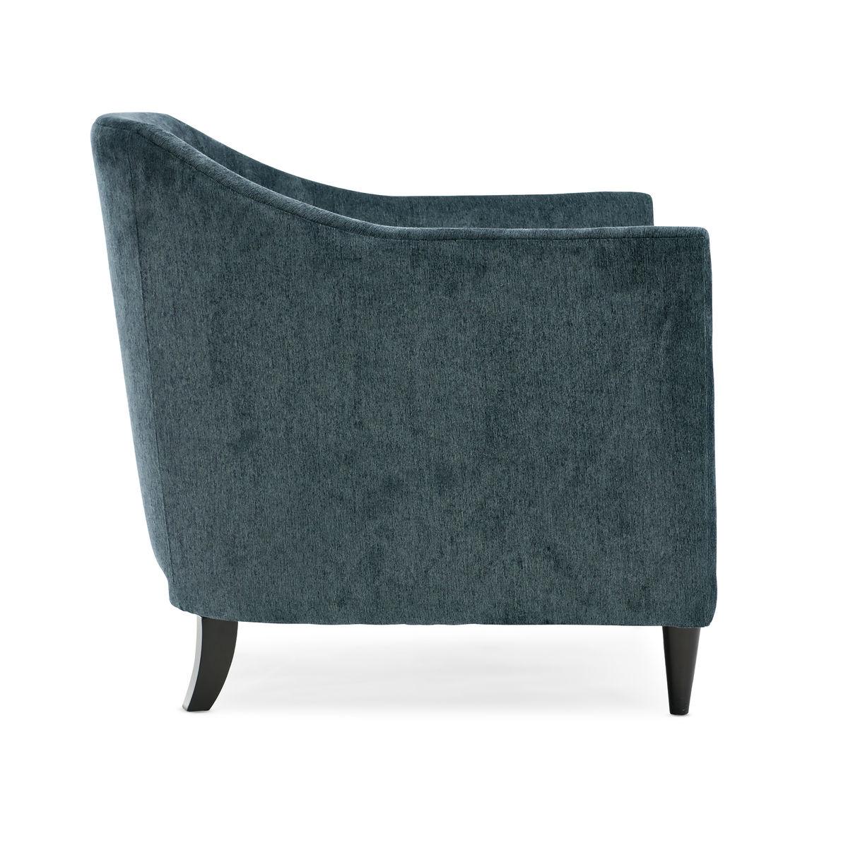 

    
M100-419-021-A-Set-2 Satin Ebony Teal Velvet Contemporary DOUBLE EDGE Sofa & Chair Set 2Pcs by Caracole
