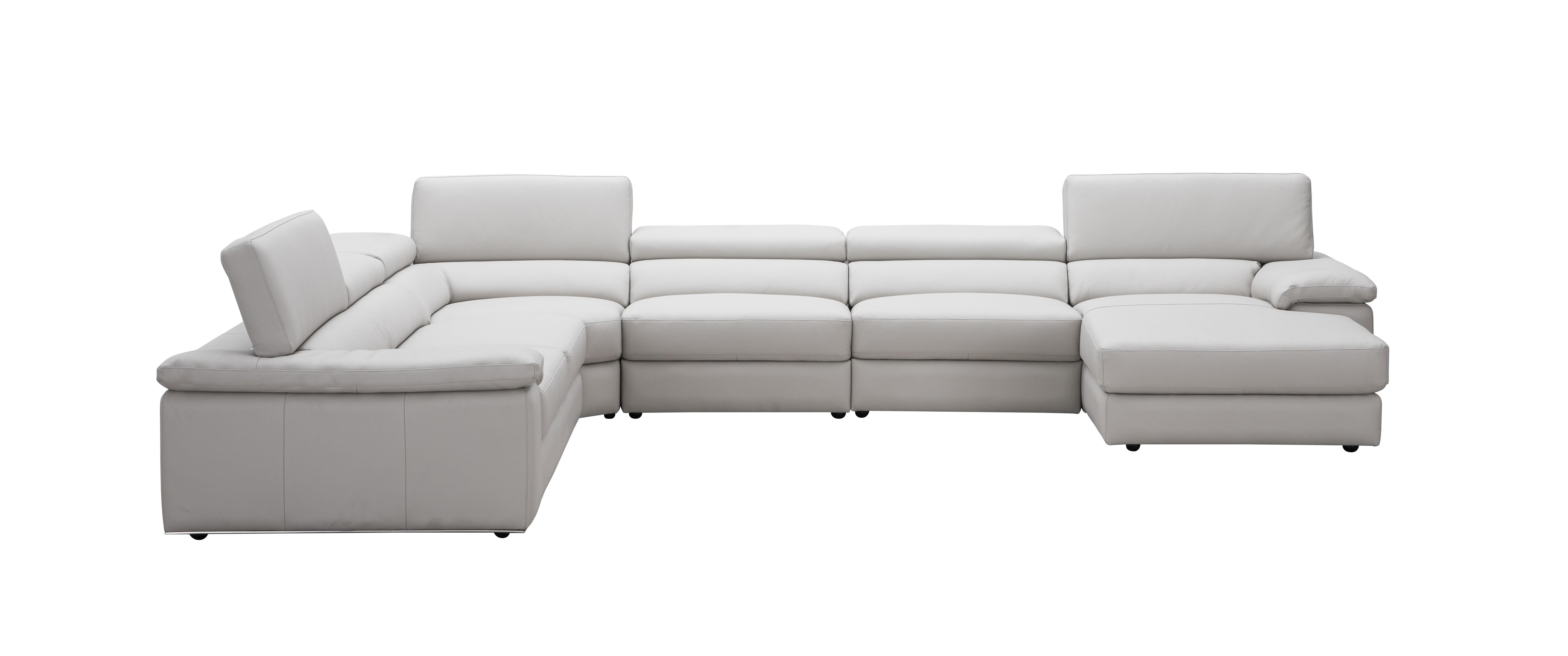 

    
Silver Grey Premium Leather RHC Sectional Sofa by J&M Furniture Kobe 181114
