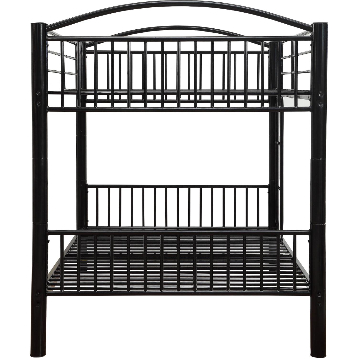 

    
Acme Furniture Cayelynn Full/Full Bunk Bed Black 37390BK
