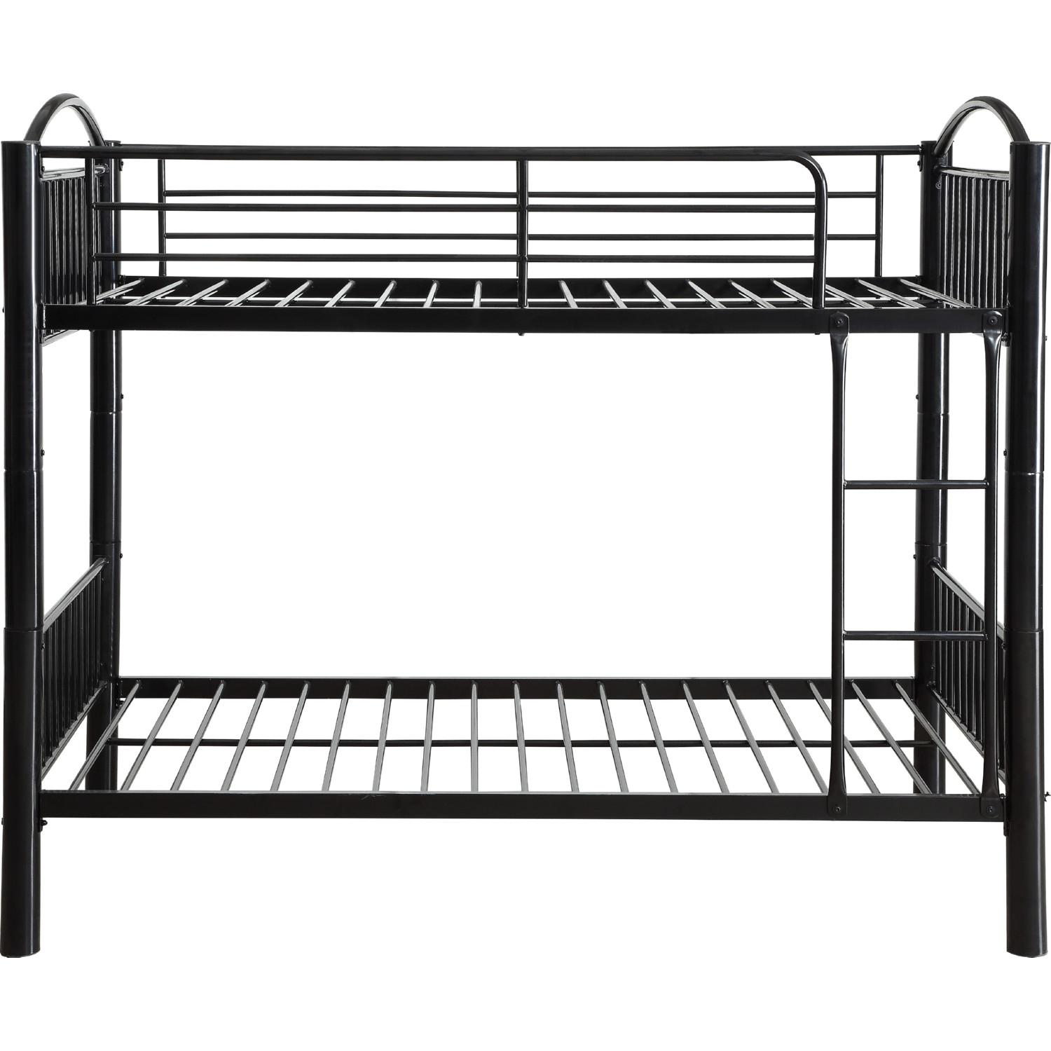 

    
Simple Black Convertible Twin/Twin Bunk Bed by Acme Cayelynn 37385BK
