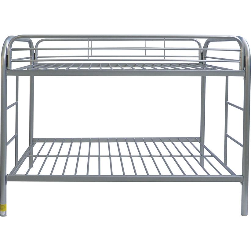 

    
Simple Silver Metal Twin/Twin Bunk Bed by Acme Thomas 02188SI
