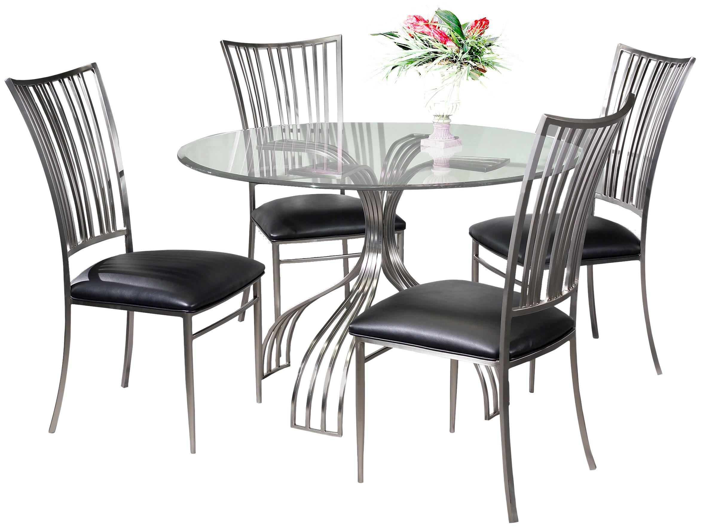 

                    
Chintaly Imports Ashtyn Dining Table Black Eco Leather Purchase 
